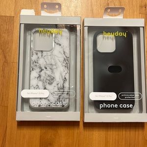 New 2 Heyday iphone 13 pro cases - black and marble
